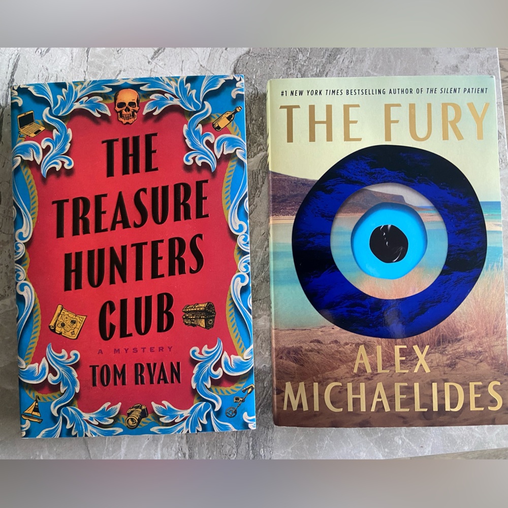 2 Mystery Fiction Books - The Fury + The Treasure Hunters Club